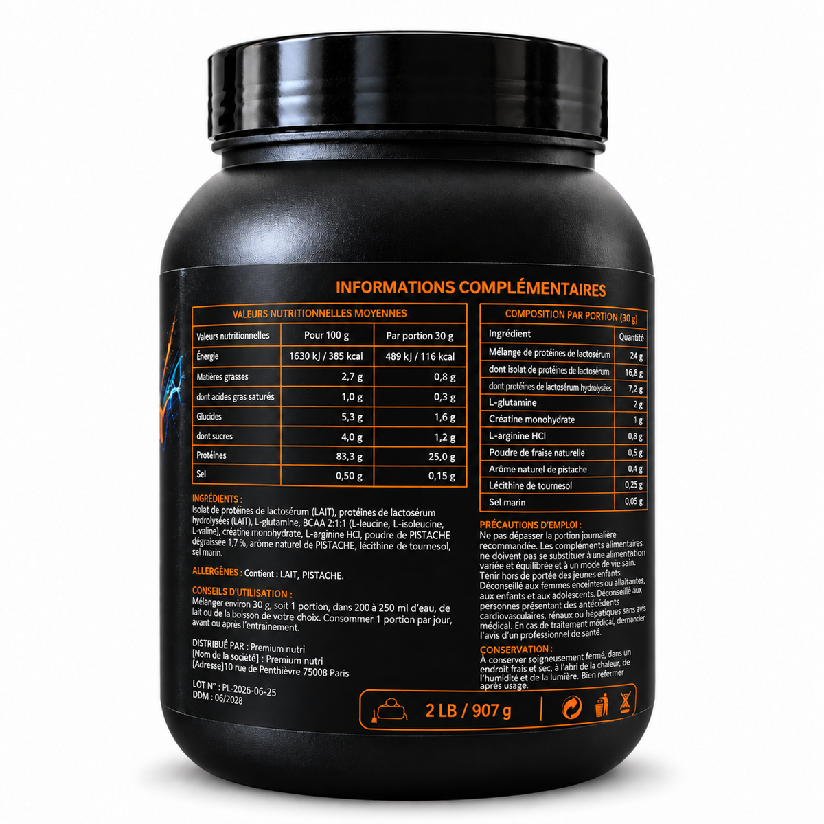 Premiumnutri Hydro + Isolat L-Glutamine