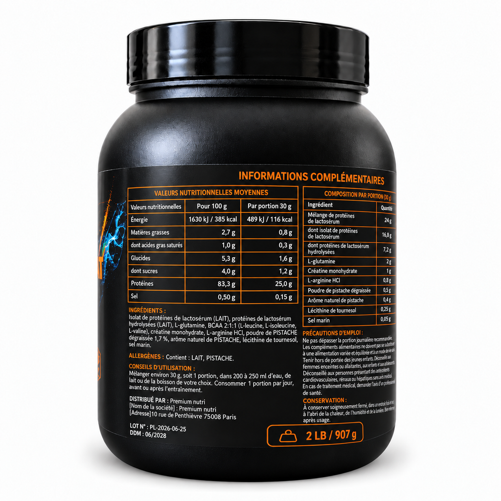 Premiumnutri Hydro + Isolat L-Glutamine