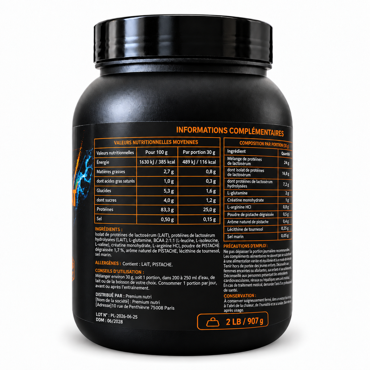 Premiumnutri Hydro + Isolat L-Glutamine